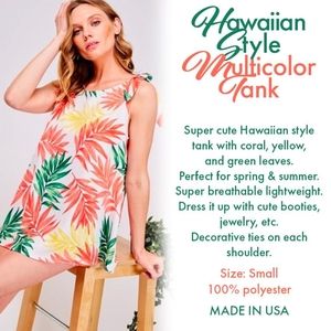 Hawaiian Style Multicolor Tank